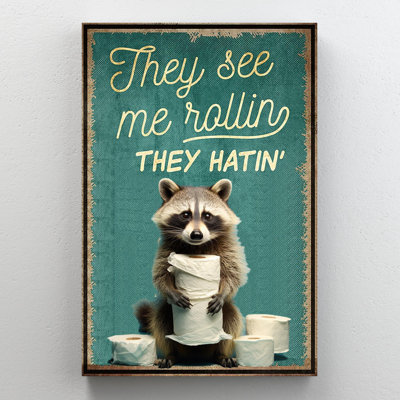 Martintom Raccoon «Ils me regardent» Rollin