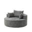 Canapé-lit simple 55 po en chenille éponge, sans assemblage requis, fauteuil-lit moderne moelleux pour le salon, la chambre à coucher, le salon et la salle de projection