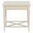 Linea Rectangular One Drawer End Table in Champagne Mist-1712033900