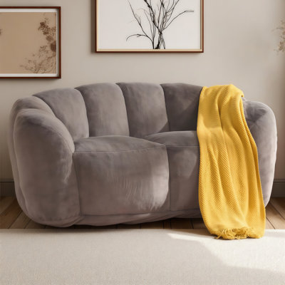 Canapé surdimensionné ultra-moelleux surdimensionné - Fauteuil à billes confortable pour adultes | Wayfair USA