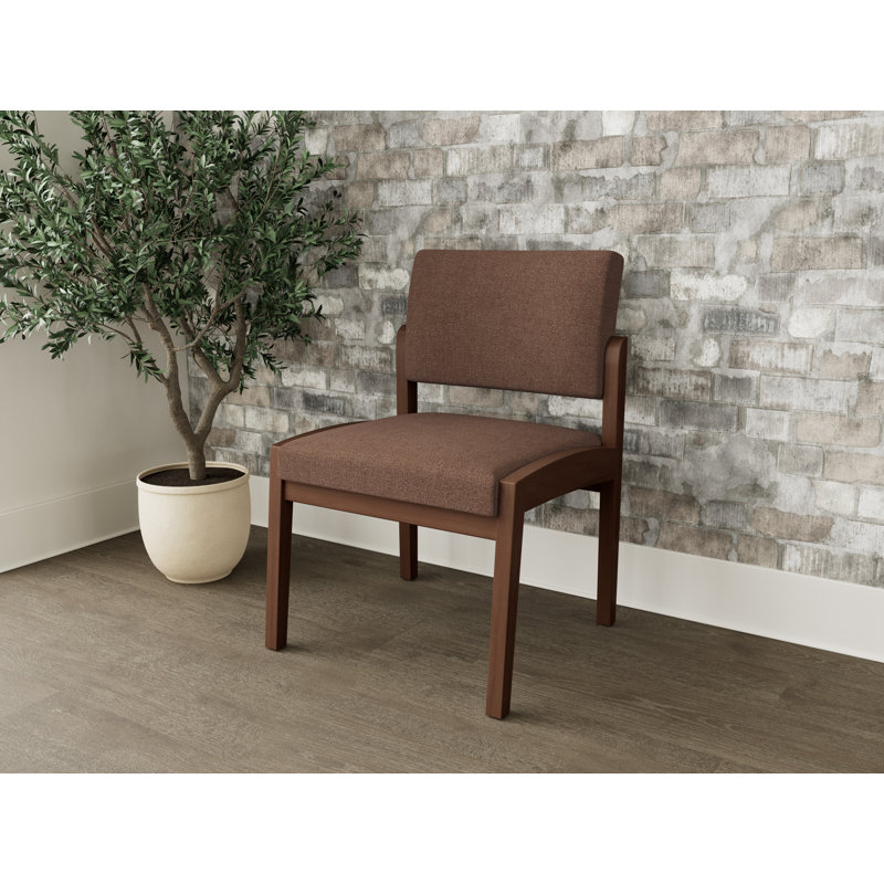 Chaise sans accoudoirs Lenox, Noyer Riftwood, Café Archetype