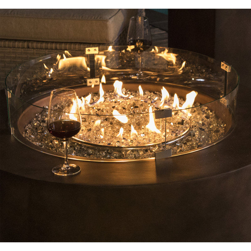 Pare-feu pour foyer (verre)