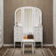 Meuble-lavabo antique avec miroir triple