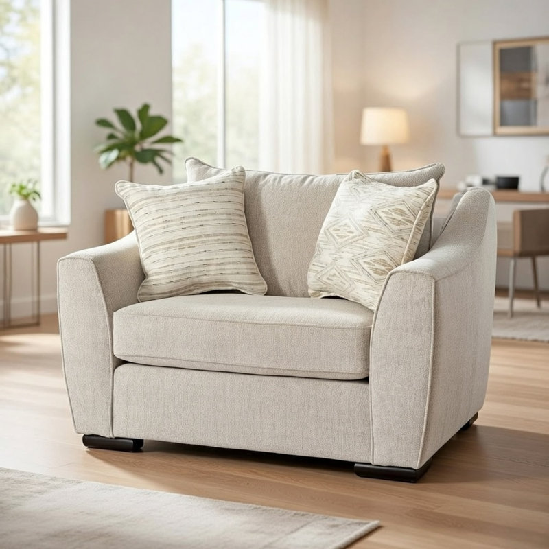 Ensemble de chaise et repose-pieds Hifza