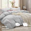 Housse de couette en microfibre de très grande taille - Ensemble de literie très douce en coton prélavé (ensemble de 3)-1546097795-1558598729