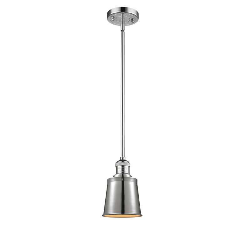 Lavender Hill 1 - Light Single Pendant, No Bulb Included, Polished Chrome, Polished Chrome