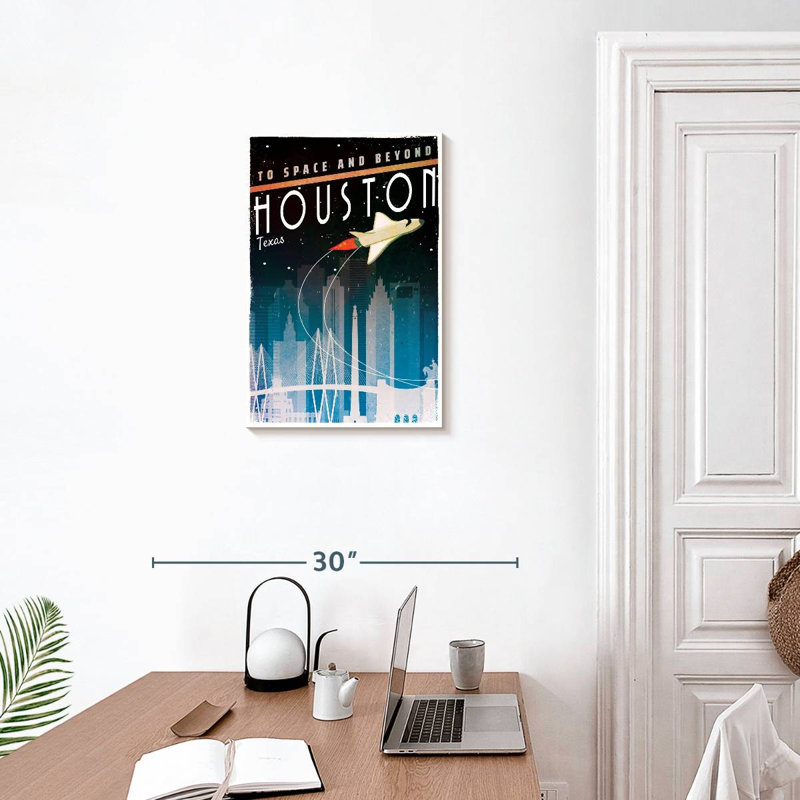 Au-delà de Houston, H 24 po x l 16 po