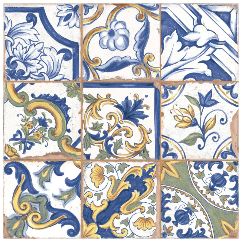 Kings Campania 13 In. X 13 In. Ceramic Floor And Wall Tile