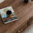 Rectangular black walnut end table