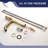 10.85"H Solid Brass Single Handle Bathroom Sink Faucet-106306968