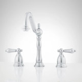 Victorian Widespread Bathroom Faucet with Lever Handles