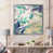 Impression argent sur toile encadrée