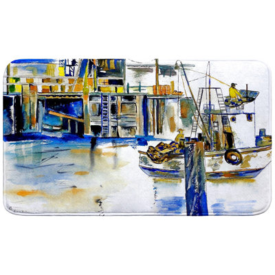 Tapis de bain bateau de pêche