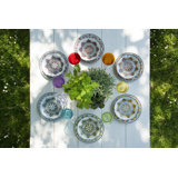 Roma 18 Piece Porcelain China Dinnerware Set - Service for 6