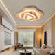 Single Light Wood LED Flush Mount