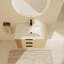 Meuble-lavabo mural simple 30,03 po avec plateau en résine Juell