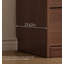 Garde-robe simple couleur noyer classique-111668208