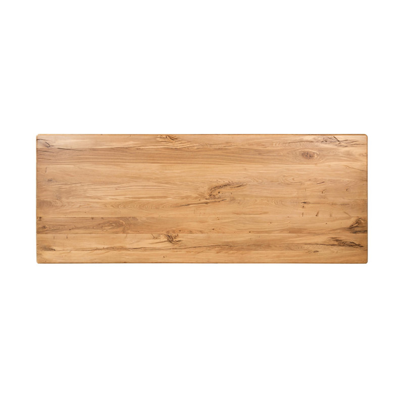 Marcon Dining Table-Grey Reclaimed French Oak, Natural