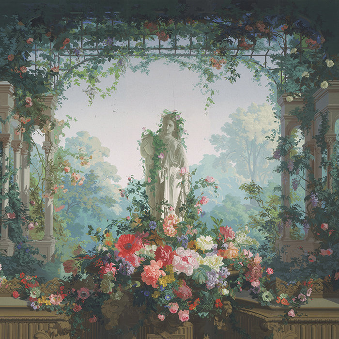 Imala Garden Of Goddess Wallpaper, 290 cm L x 290 cm W