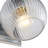 Nella 1 Light Bath Vanity with Ribbed Clear Shade-585197689