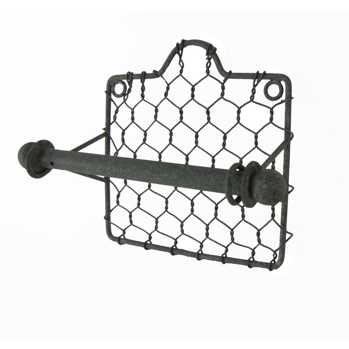 TreasureGurus Chicken Wire Toilet Paper Holder - Thumbnail 4
