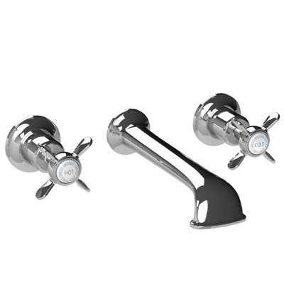 Classic Bathroom Faucet with Drain Assembly