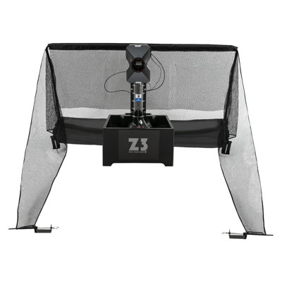 Machine à lancer automatique de tennis de table avec filet OUKANING