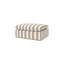 Stripe Outdoor Footstool