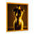 Impression dorée sur toile encadrée