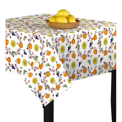 Langley Harvest Bounty Circle Tablecloth