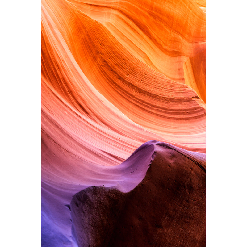 Antelope Canyon by Uschools - Wrapped Canvas Print, 46cm H x 30cm W x 3.8cm D