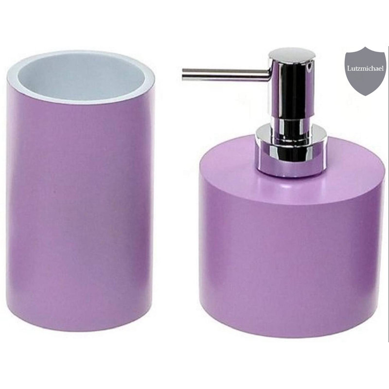 Parkgate Bathroom Accessory Set, Lilac