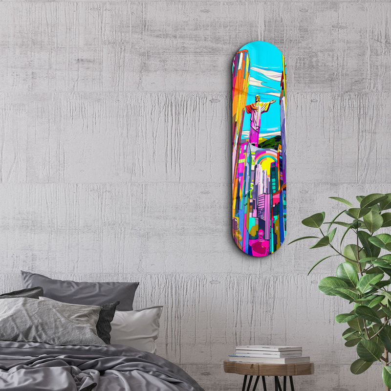 Peinture décorative en verre trempé