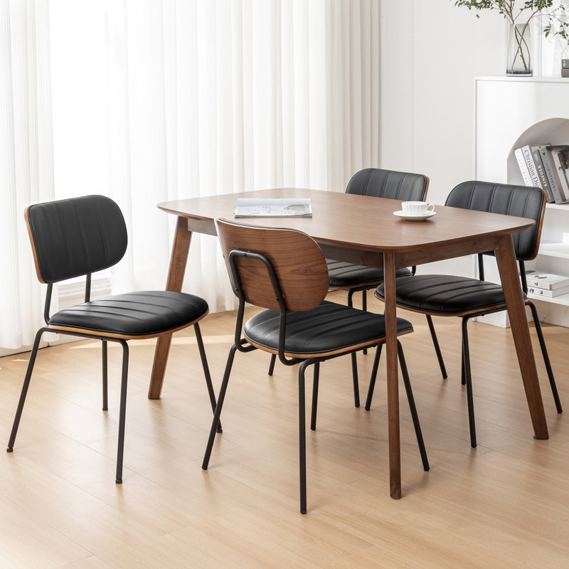 Laykyn Upholstered Dining Chair, Black