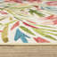 Tapis d'intérieur / extérieur à motif floral beige / rose / vert Runa-358419817