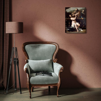 "Susanna and the Elders" by  Artemisia Gentileschi - Gallery Wrap Canvas Wall Art