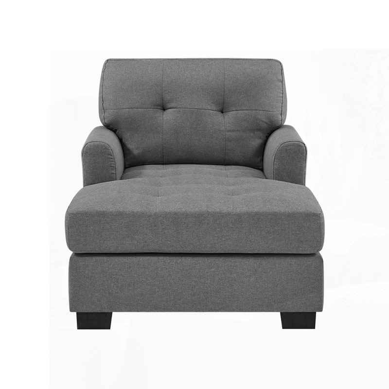 Chaise longue de 34 po de largeur