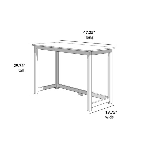 Latitude Run® Solid Wood Base Writing Desk & Reviews | Wayfair