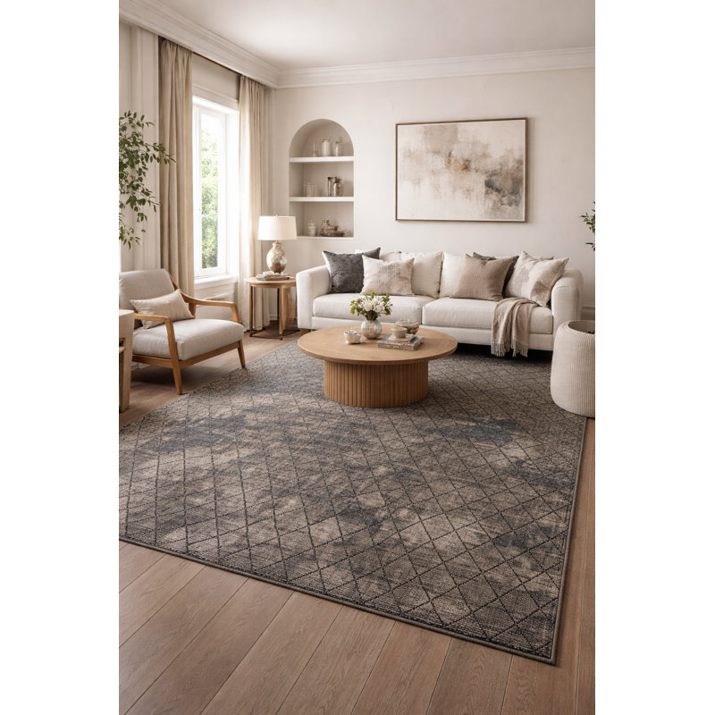 Performance Wool Geometric Indoor Rug
