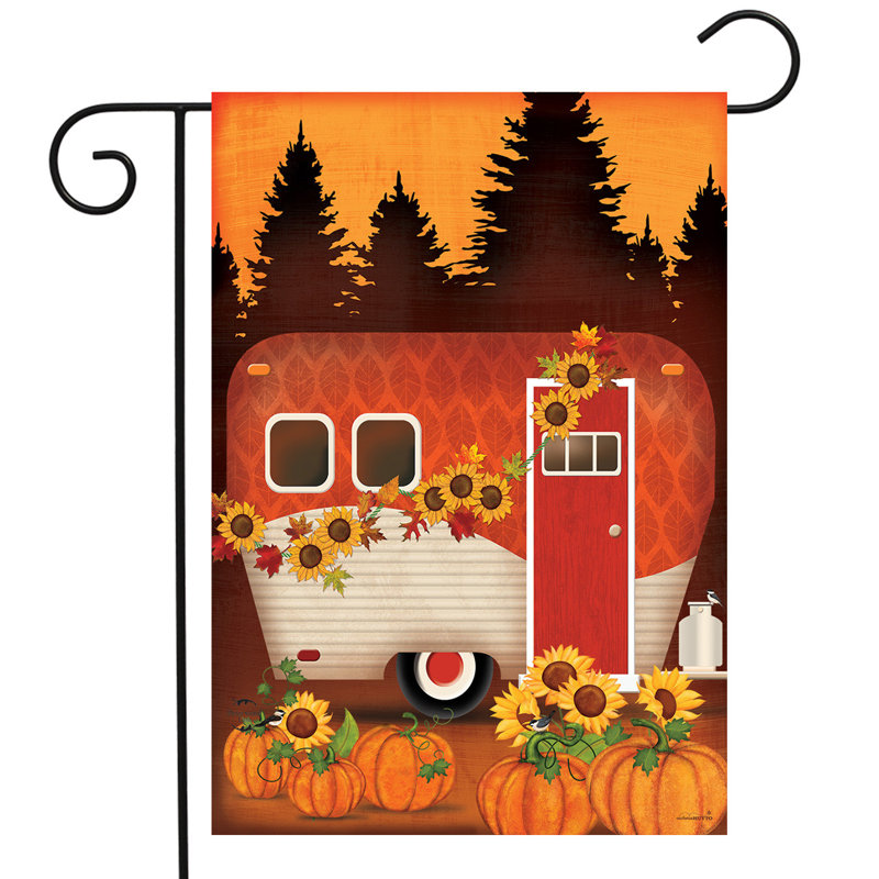 Drapeau d'automne campeur