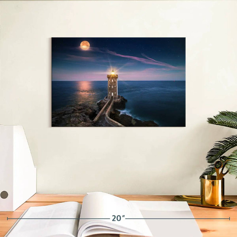 Lighthouse beach Aletra, H 8 po x l 12 po