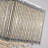 6 Light Spiral Crystal Chandelier Rectangular Pendant Lamp