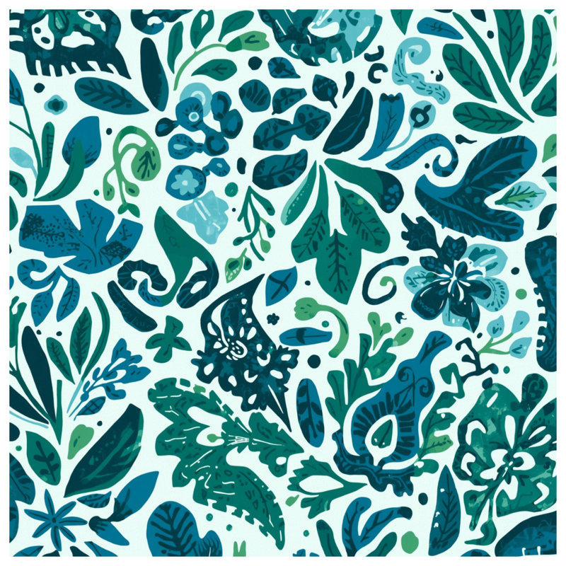 Tapis de bain Floral, 24 po L x 17 po L