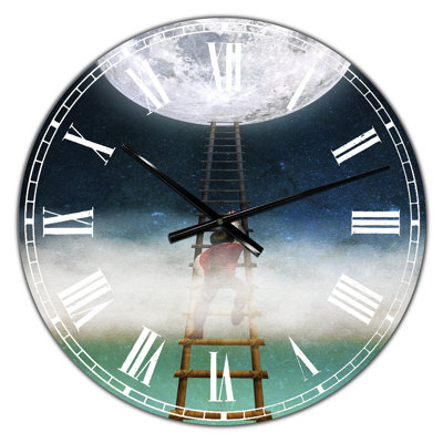 Reach for the Moon Wall Clock