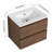 Wall-Mounted Bathroom Vanity With Ceramic Sink