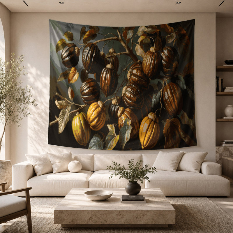 Tapisserie murale «Fruit Carob», 26 po x 36 po