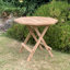 Juliano Teak Folding Outdoor Side Table , 45cm cm W 45cm cm D