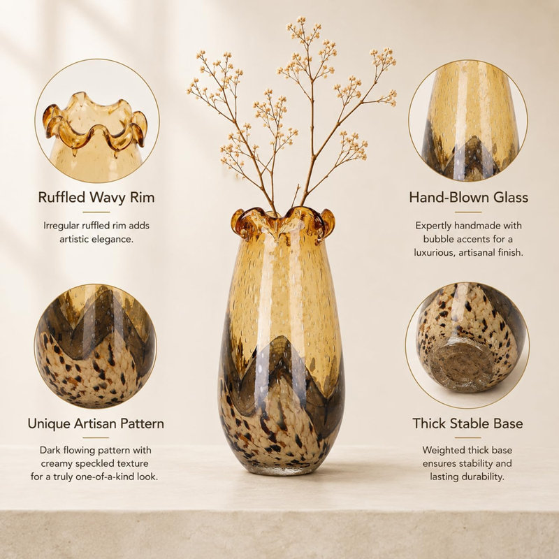 Vase en verre