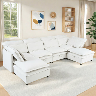 Elysara Modular Sleeper Sofa Convertible Sectional by Latitude Run