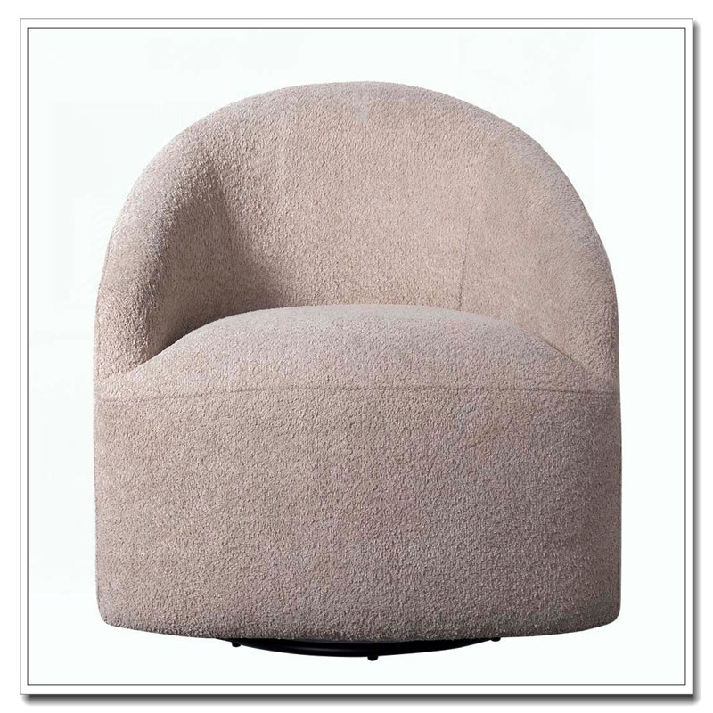 Chaise pivotante rembourrée à 360 degrés